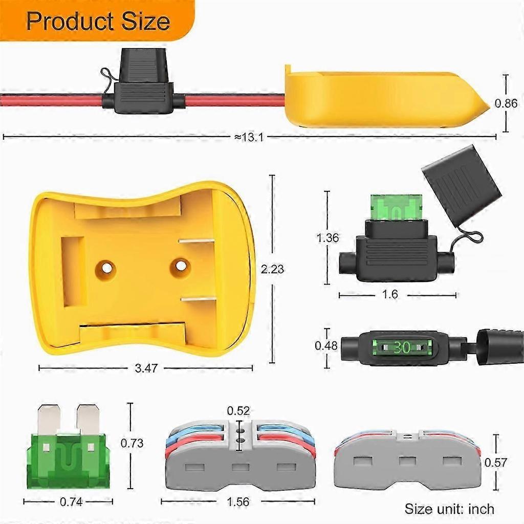 For Dewalt 18V Battery DIY with Line Converter Power Tool