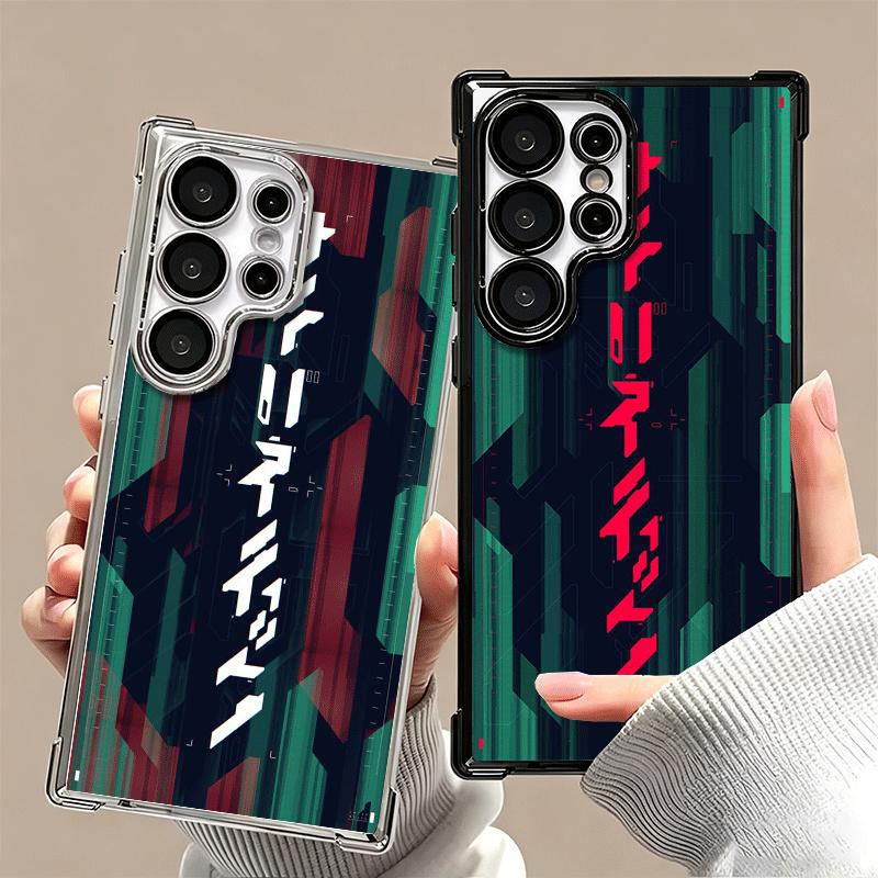 Киберпанк Эстетика Покрытие Чехол для Телефона Для Samsung Galaxy S24 S25 FE S26 Edge S23 Ultra S22 S21 Plus S20 Противоударный Подушка Безопасности Чехол