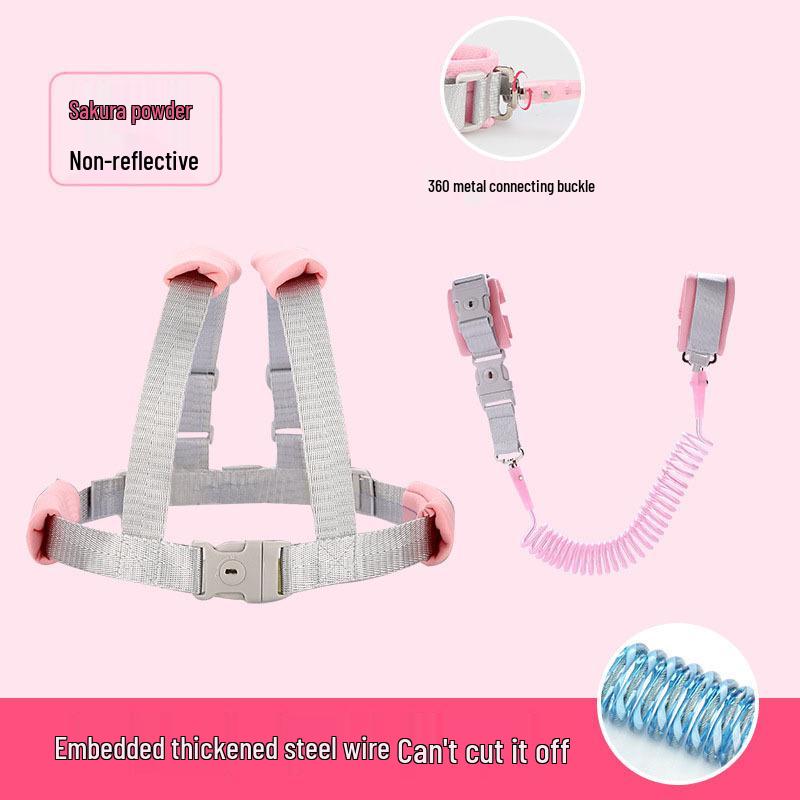 Infant & Toddler Anti-Lost Strap: Dual-Use Safety Harness & Traction Rope for Outdoor Use