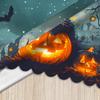 Счастливая прямоугольная скатерть на Хэллоуин для украшения стола Праздничная вечеринка Многоразовая для помещения и улицы Скатерть Декорации на Хэллоуин