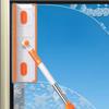 Scalable Window Clean Squeegee Mop Soft Microfiber Wiper Telescopic Glass Brush Multi-function Scraper Cleaning Dust Household Clean