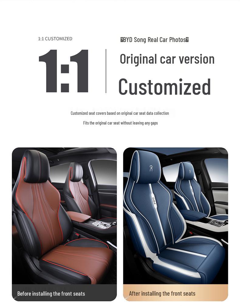 BYD Song Pro Custom Car Seat Cover: All-Season, Five-Seat Cushion for New Model