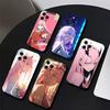Чехол для телефона Zero Two Animation DARLING In The FRANXX для IPhone 17 Air 16 15 14 13 Pro Max 11 12 Черный силиконовый чехол