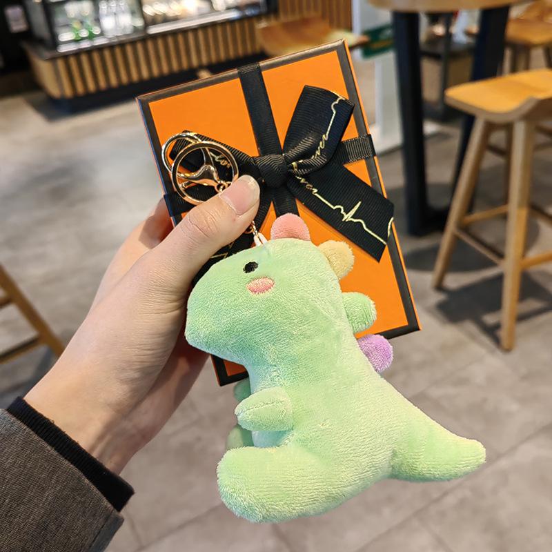 Плюшевый брелок Маленький Динозаврик - Милый кулон для сумок и рюкзаков