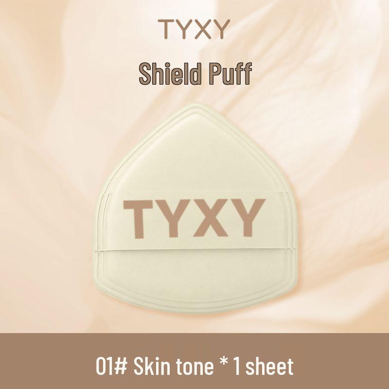 TYXY Щеточка-пуховка Shield Puff - Ультрамягкая двойного назначения для тональной основы и фиксирующей пудры