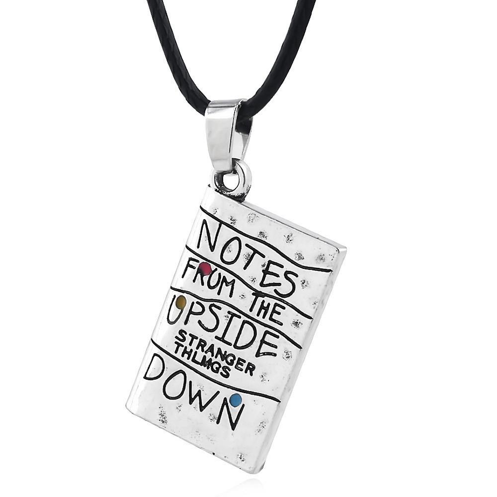 Ожерелье из 4 сезона «Очень странных дел» с подвеской-буквой и лампочкой Для фанатов и коллекционеров