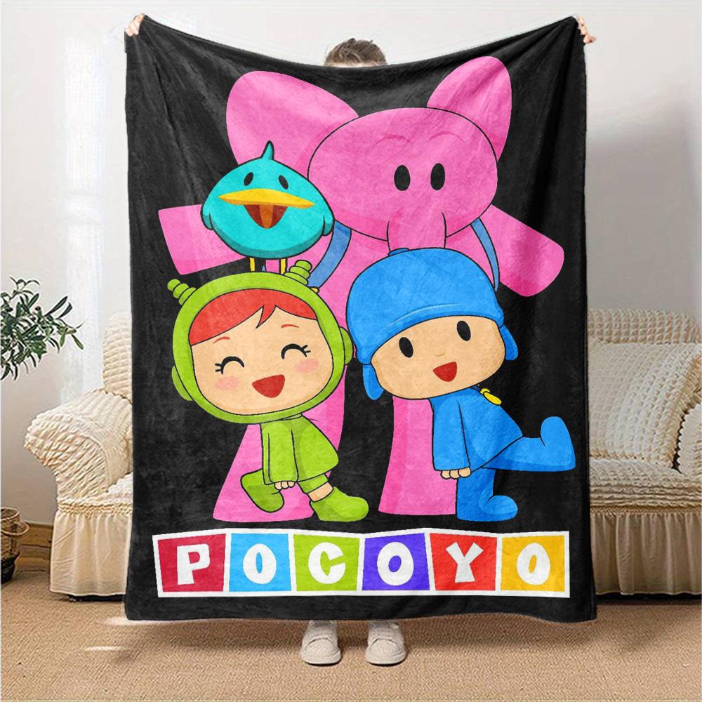 Pocoyo Blanket Ultra-Soft Suitable for Livingroom Sofa Bedding for All Occasions Warmthful Decor Gifts For Family Or Friends