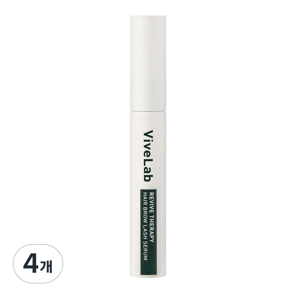 VIVE Lab Revive Therapy Hair Brow Lash Serum, 10g, 4 pcs