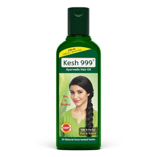 Kesh-999 Аюрведическое масло для волос | Масло против выпадения волос | Масло для роста волос с экстрактом 24 натуральных трав | Ежедневное масло для волос (Пакет из 3)