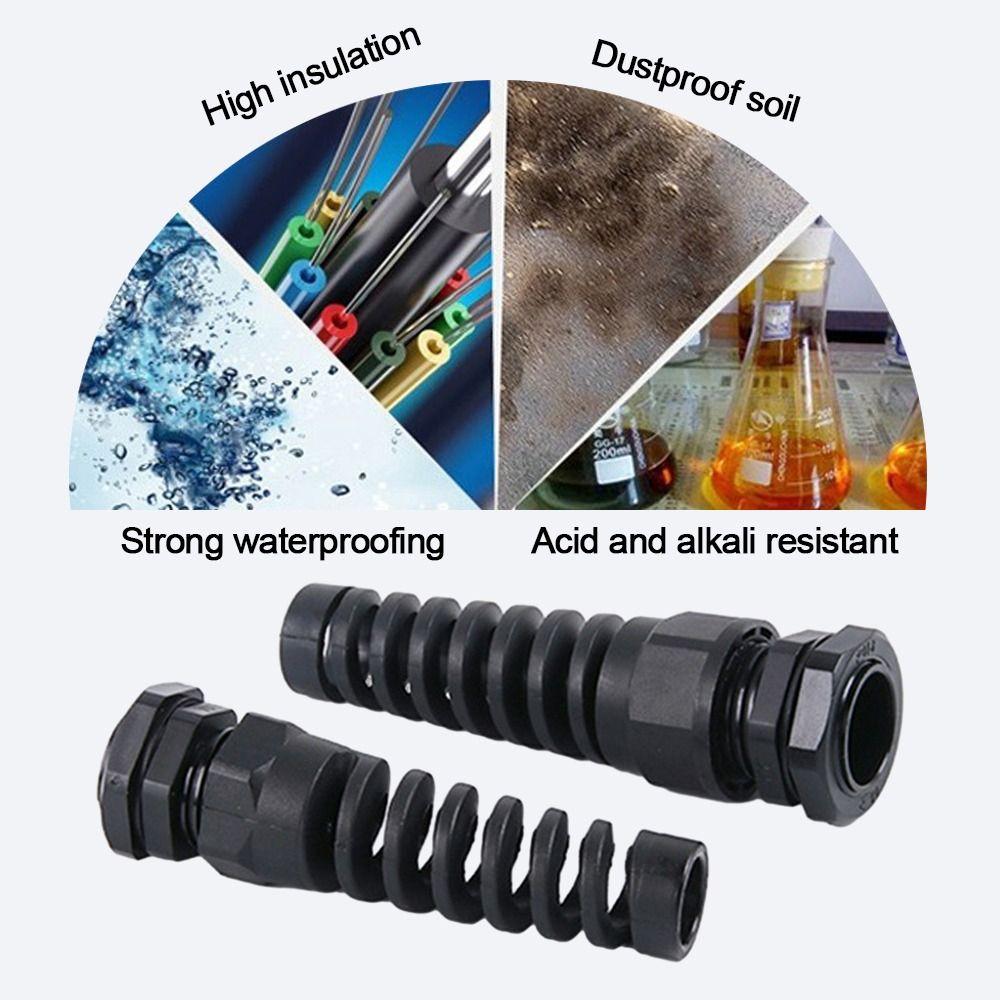Водонепроницаемые Устойчивые к скручиванию Сальники Нейлоновые Кабельные Сальники Защита от Перегибания Соединение Электрооборудование