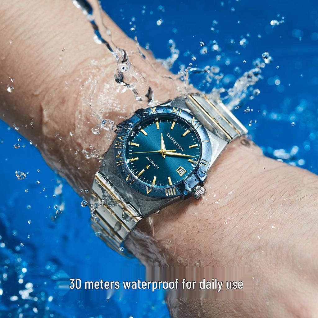 Мужские автоматические механические часы герцога Лотарингии - Водонепроницаемые и люминесцентные