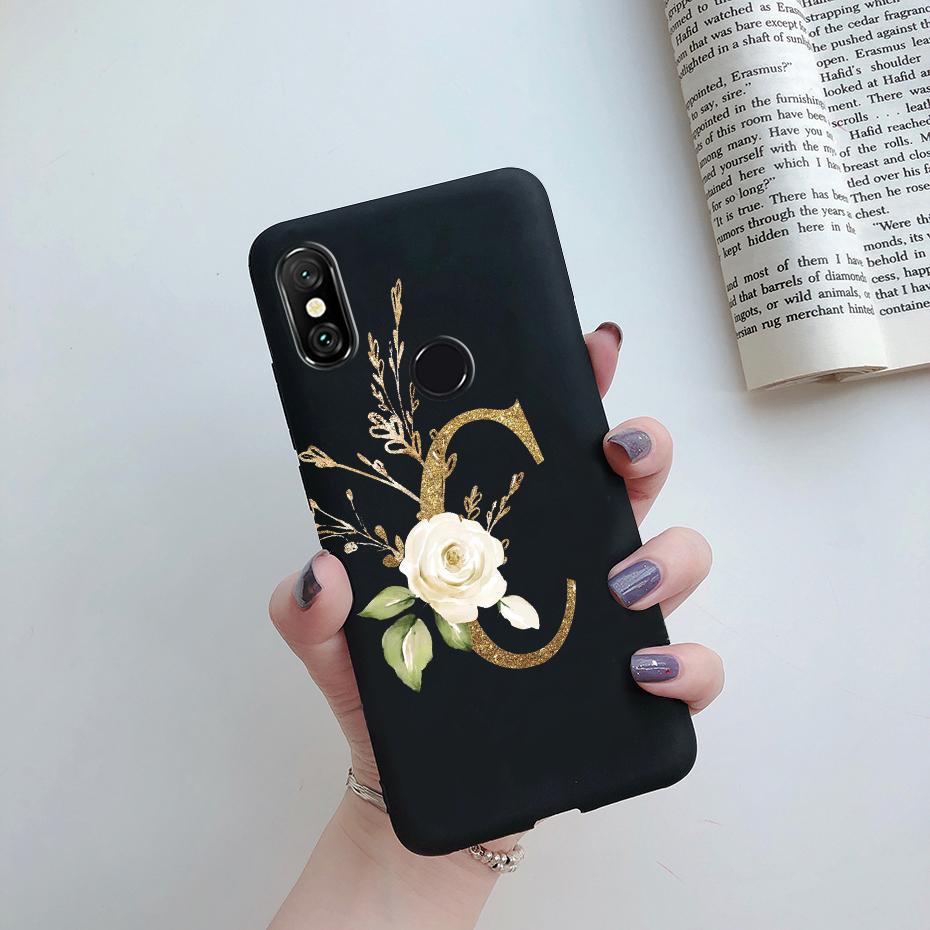 Чехол для Xiaomi Mi A2 A 2 Lite A1 A 1 MiA2 MiA1 с милыми буквами, силиконовый бампер из ТПУ, мягкая задняя крышка для Xiaomi Mi 5X 6X, чехол для телефона