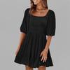Dresses Women Dress Vintage Sleeve Sweetheart Dress Panel Women Court Dress Plus Size Dresses For Women Casual Spring