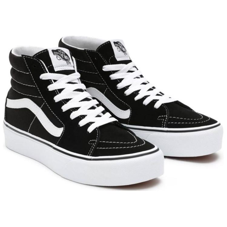 Vans Sk8-Hi Platform 2.0 Модные спортивные высокие кеды для скейтборда Женские кроссовки Черные VN0A3TKN6BT1