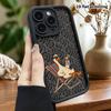 Phone case: 2D flat design suitable for iPhone 18 17 16 15 14 13 Pro tiered protective case, flat-lying duck, Christmas and Halloween gift