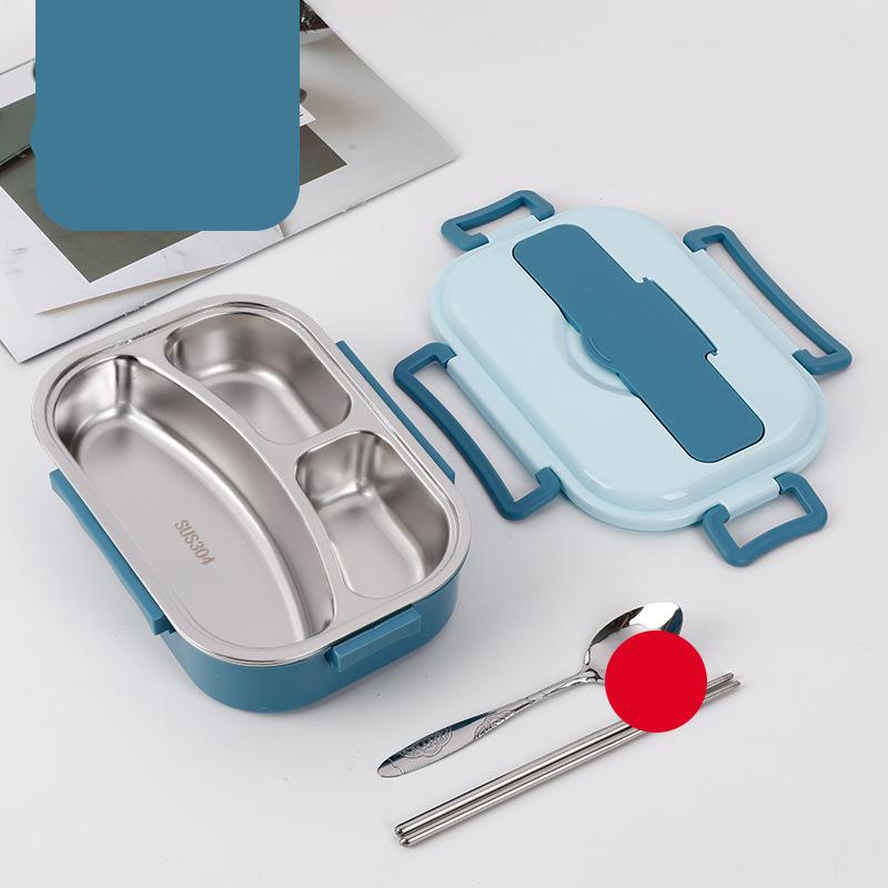 Food Storage Container Dinnerware Stainless Steel Lunch Box Portable Bento Box Food Storage Student