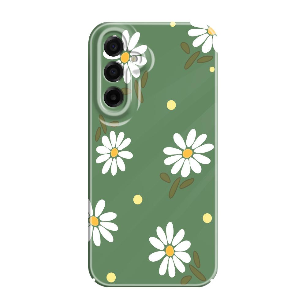 Чехол для телефона 'Падающие маргаритки' для Samsung Galaxy A57 A37 A17 A56 A36 A26 A16 A06 A55 A35 A25 A15 A05 4G 5G Пленка Жесткая Крышка