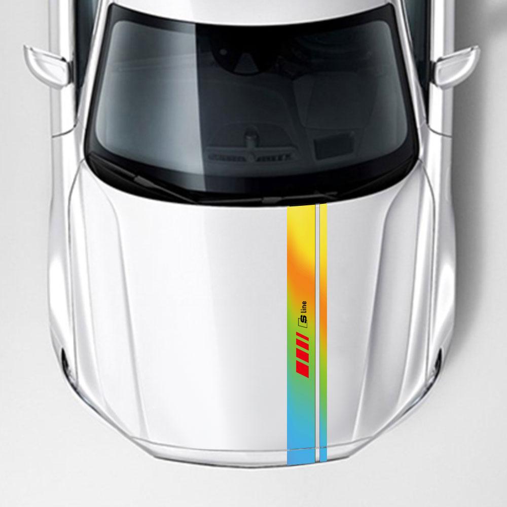 2026 Car Emblem Engine Head Cover Decal Sticker Decoration For S1 Sline TT Quattro RS A1 A3 A2 A4 A5 A6 A7 A8 Q1 Q3 Q4 Q5 Q6 Q7 Q8 2x