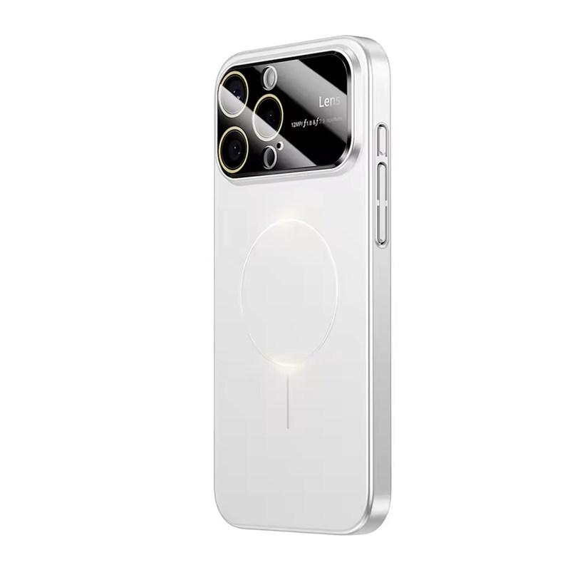 Роскошная защита камеры для чехла для телефона Magsafe для iPhone17 16 14 15 13 12 11 Pro Max Магнитный противоударный жесткий ПК Тонкая накладка