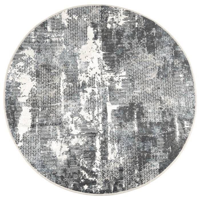 VidaXL Tapis lavable multicolore Ø 120 cm antidérapant 136596