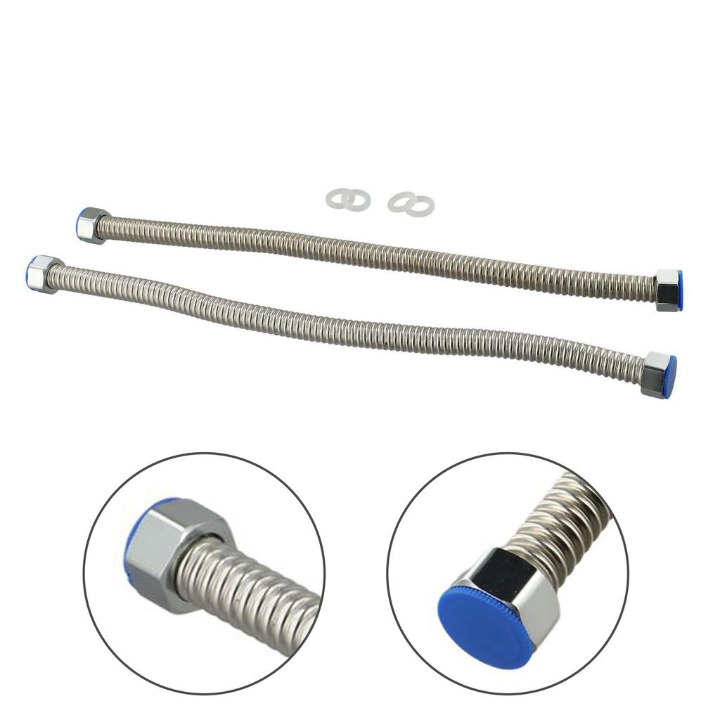 Разнообразные варианты использования, поддерживаемые нашим надежным комплектом из двух гибких соединительных шлангов из нержавеющей стали для домовладельцев