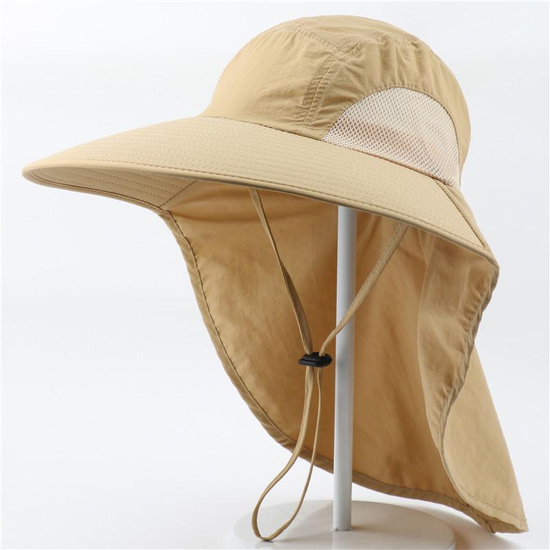 Men's and women's outdoor sunscreen caps, neck protectors, devil hats, sunscreen sunshade, mosquito-proof and UV-proof bucket hats, shawls, outdoor ha