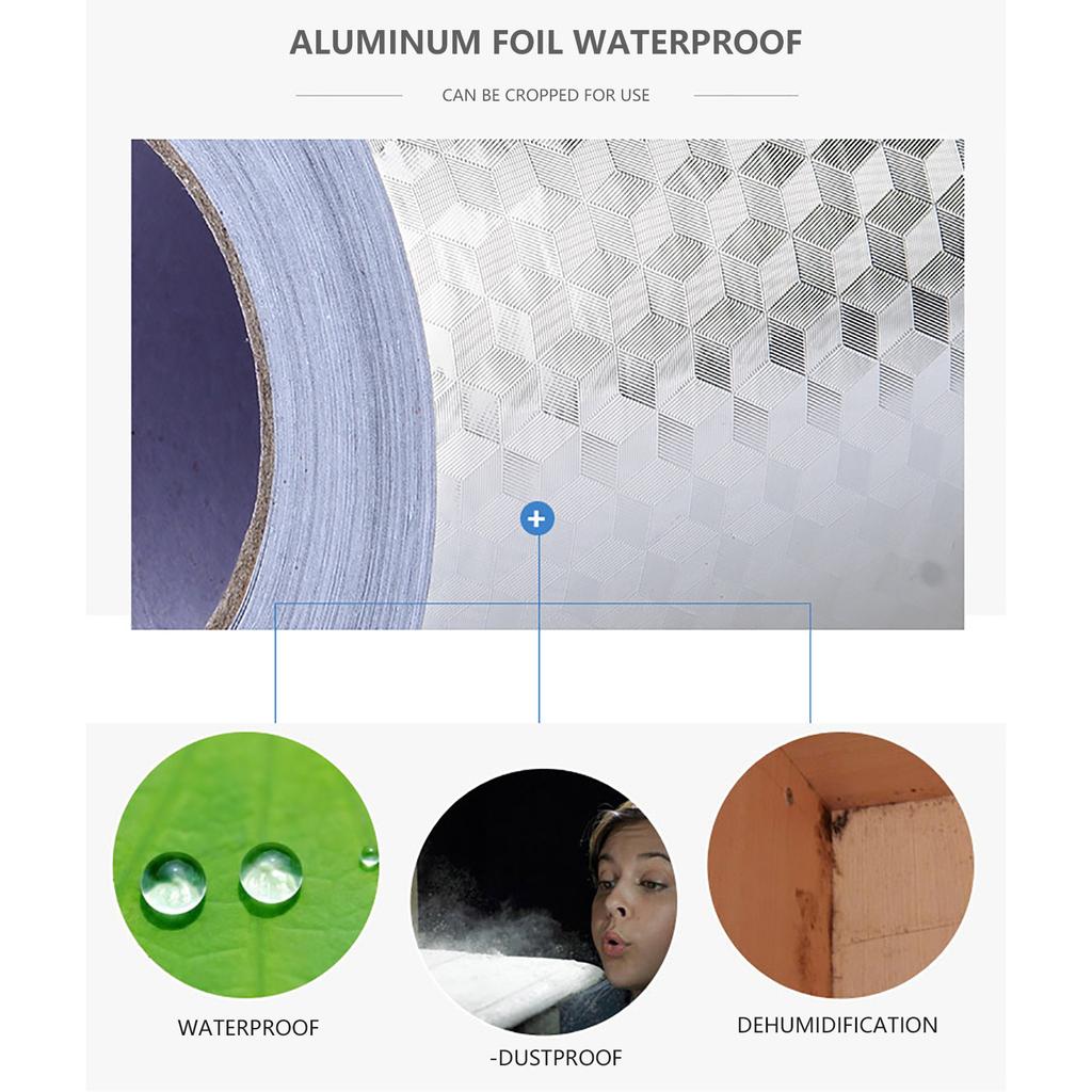 Кухонные самоклеящиеся алюминиевые фольги и маслостойкие наклейки Наклейки на стены Водонепроницаемые, высокотемпературные и 