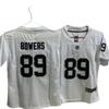 Kids Football Jersey Second Gen Raiders Style White Embroidered All Sizes Youth Sports