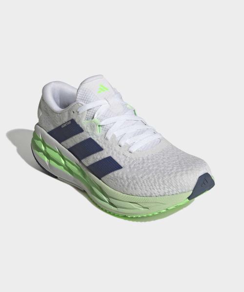 adidas Adistar 4 - Облачно-белый:Технологический индиго:Лайм JP6574 [Отправка из Кореи] 100% Оригинал