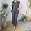 Shiz Madam Women Wind Cooling Elastic BAnd Top And Bottom Set