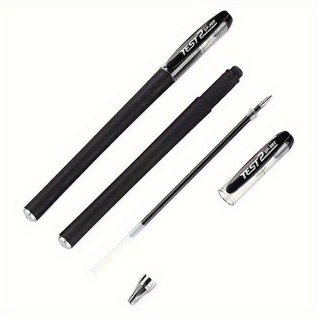 20 Pieces of 0.5mm Black Gel Pens, Suitable for School or Office Use, Business Signature Pens, Student Examination Pens