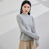 2024 Women's Half-High Collar Loose Cashmere Sweater, Slimming Knit Pullover