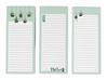 Pack of 3 Magnetic Fridge To-Do List Notepads- Magnetic Memo Pads For Refrigerator- (50 Sheets