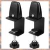 2025 Trend 2 Pcs Office Desk Divider Clamp Privacy Screen Clip Holder Bracket Screen Baffle Clamp Partition For Table Clamp
