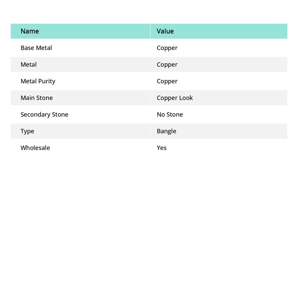 Натуральный вид меди Драгоценный камень Медная проволока Обмотка Манжета Браслет Регулируемый a9d27