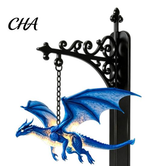Fantasy Theme Gift Magical Flying Dragon Bookshelf Lamp, Warm Hanging Night Light, Desk Wall Ornament Reading Nook Decor, Unique for Lovers