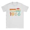 Vintage Vintage 1966 Made in 1966 Retro 60th Birthday Gift TShirt Men Cotton T Shirt  Short Sleeve Tee Shirt Gift Idea Clothes