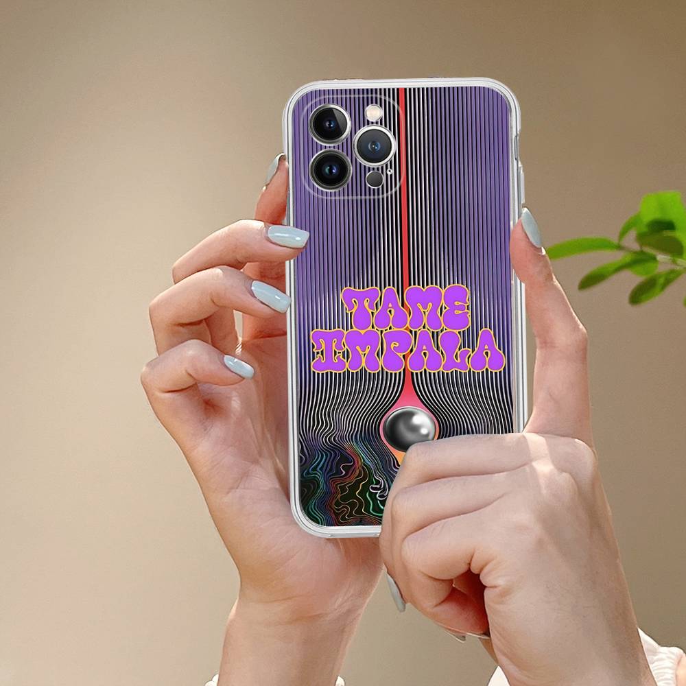 Band T-Tame Impala TPU Silicone Case For IPhone 11 12 13 14 15 16 17 Pro Max Shockproof Clear Back Cover