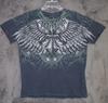 Новая мужская летняя европейская и американская готическая футболка с принтом черепа и букв, мягкая и дышащая, с круглым вырезом, уличный топ для улицы