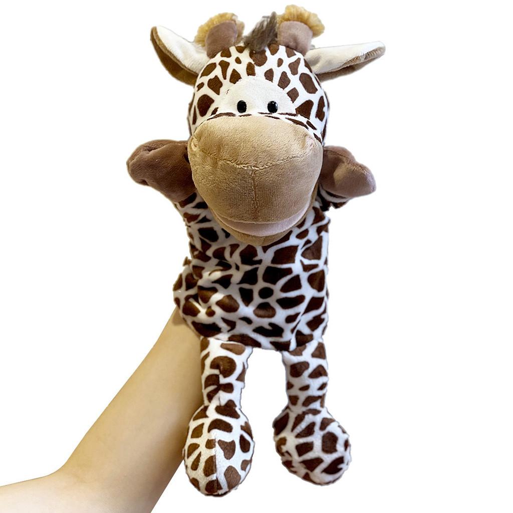 Ducks Pigs Cows Frogs Mouth Opening Ventriloquis Puppet Toys Hand Plush Gift Kid