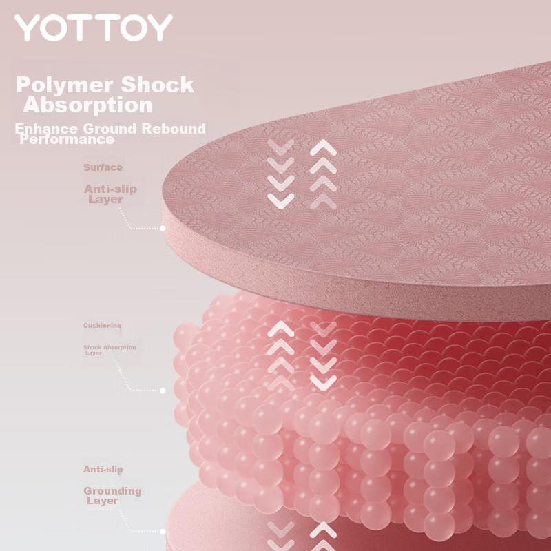 Yottoy Yoga Mat, Fitness Mat, Thickened, Widened And Lengthened, Non-Slip, 200*100cm, for Men And Women, Exercise Training Mat, 8mm