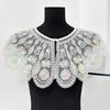 Dazzling Bead Decorated Detachable Neckpiece Fashion False Collar Party Shawl Collar For Dresses Jackets And Sweaters
