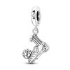 925 Silver Football Jersey Sports Pendant Trophy Charm Beads Fit 925 Original Bracelet DIY Birthday Jewelry