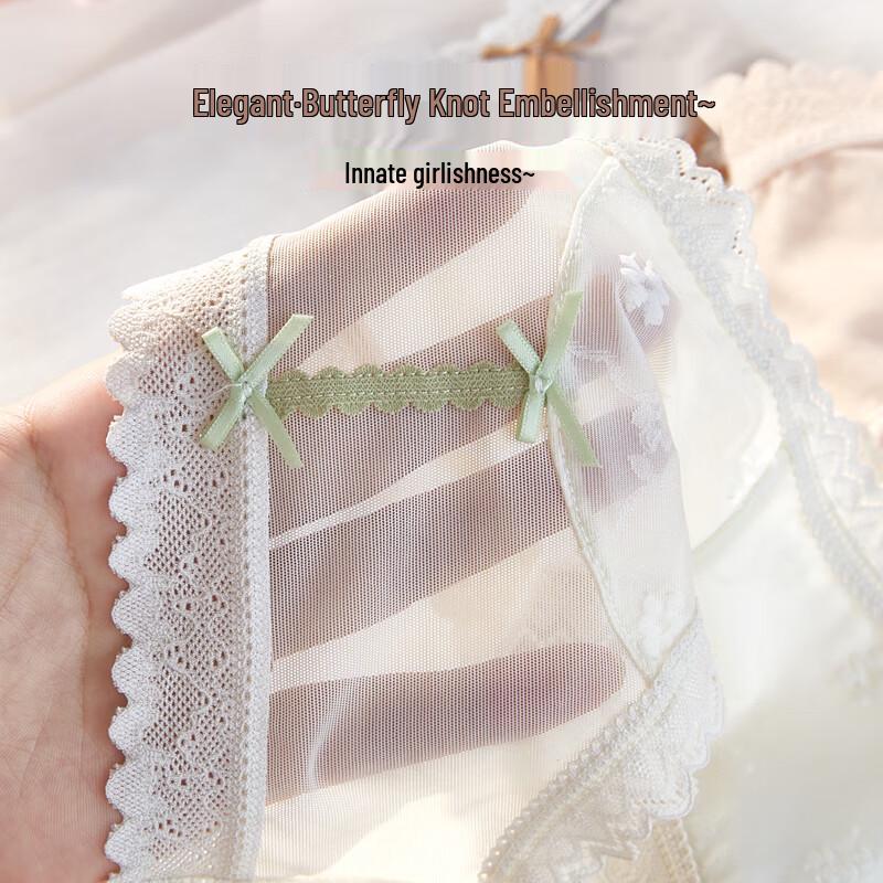 Urban Lady Women's Seamless Lace Briefs with Mulberry Silk Crotch - 3 Pack