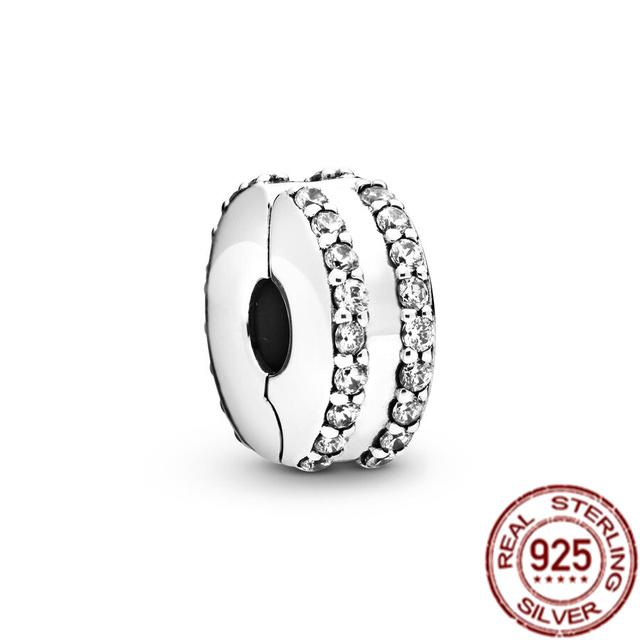 Band Of Hearts & Pav éStarfish Зажим в виде ракушки, подвеска из стерлингового серебра 925 пробы, подходит для оригинального модного браслета, ювелирные изделия своими руками, подарок