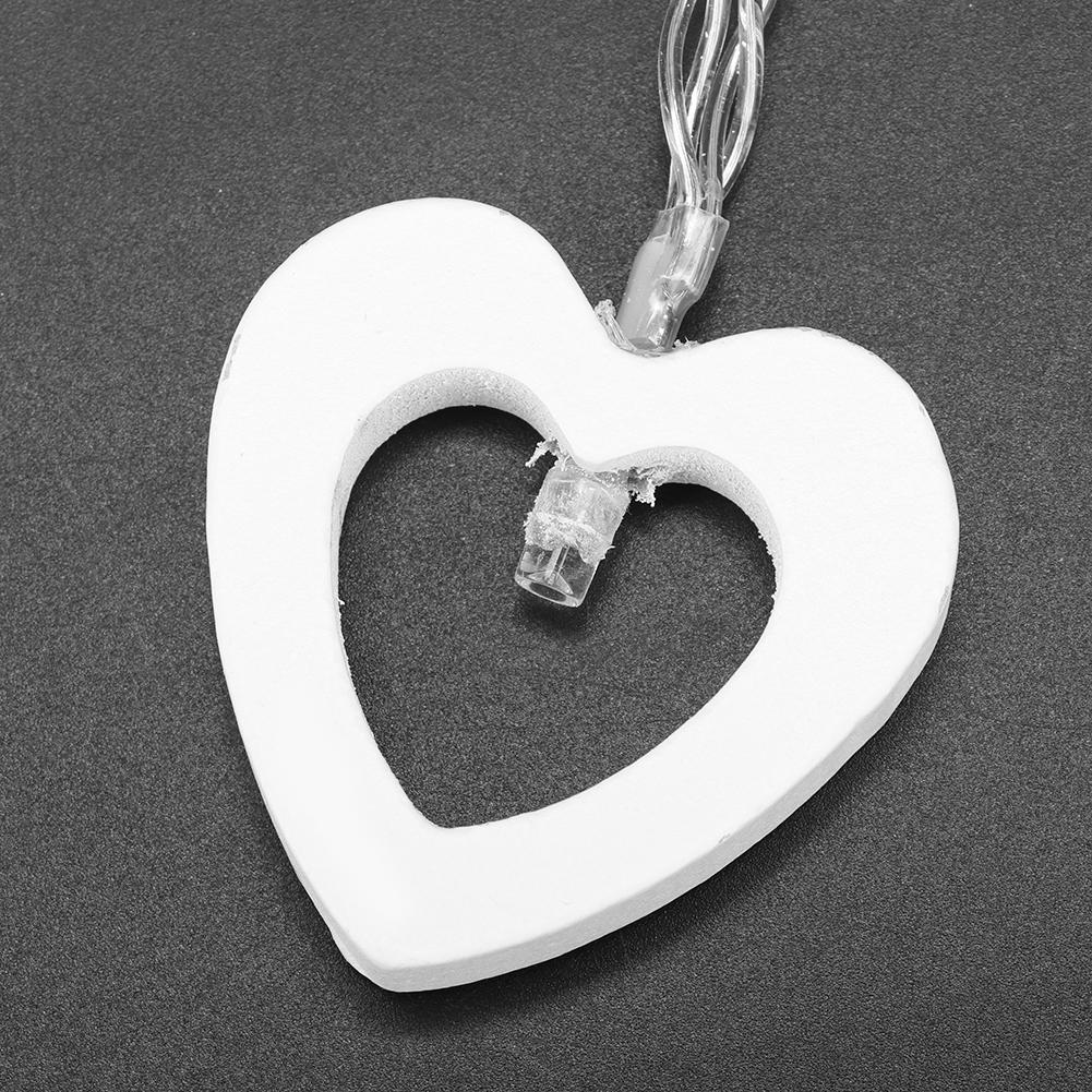 LED Heart Shaped Battery Box String Light Fairy Light Decor for Outdoor and Indoor Holiday Party