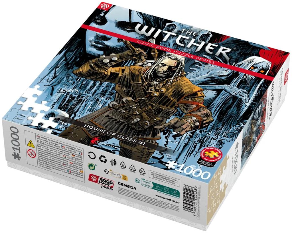 Good loot comic book puzzle: the witcher house of glass (1000 pieces) multicolor