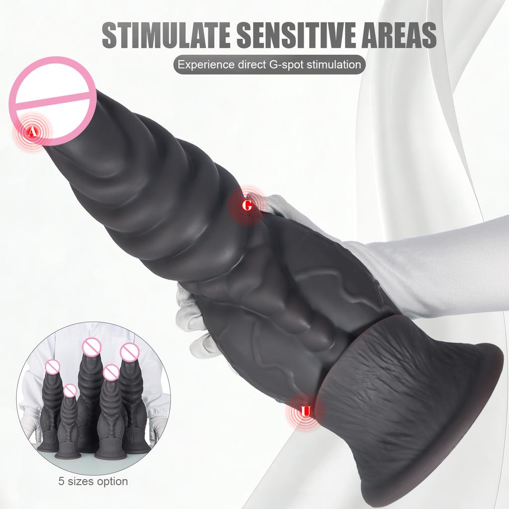 Huge Anal Plug Knot Dilator Prostate Massager G Spot Clitoris Stimulator Big Butt Plug Large Anal Training Expansion Adult Sex Toy for Women Men Gay