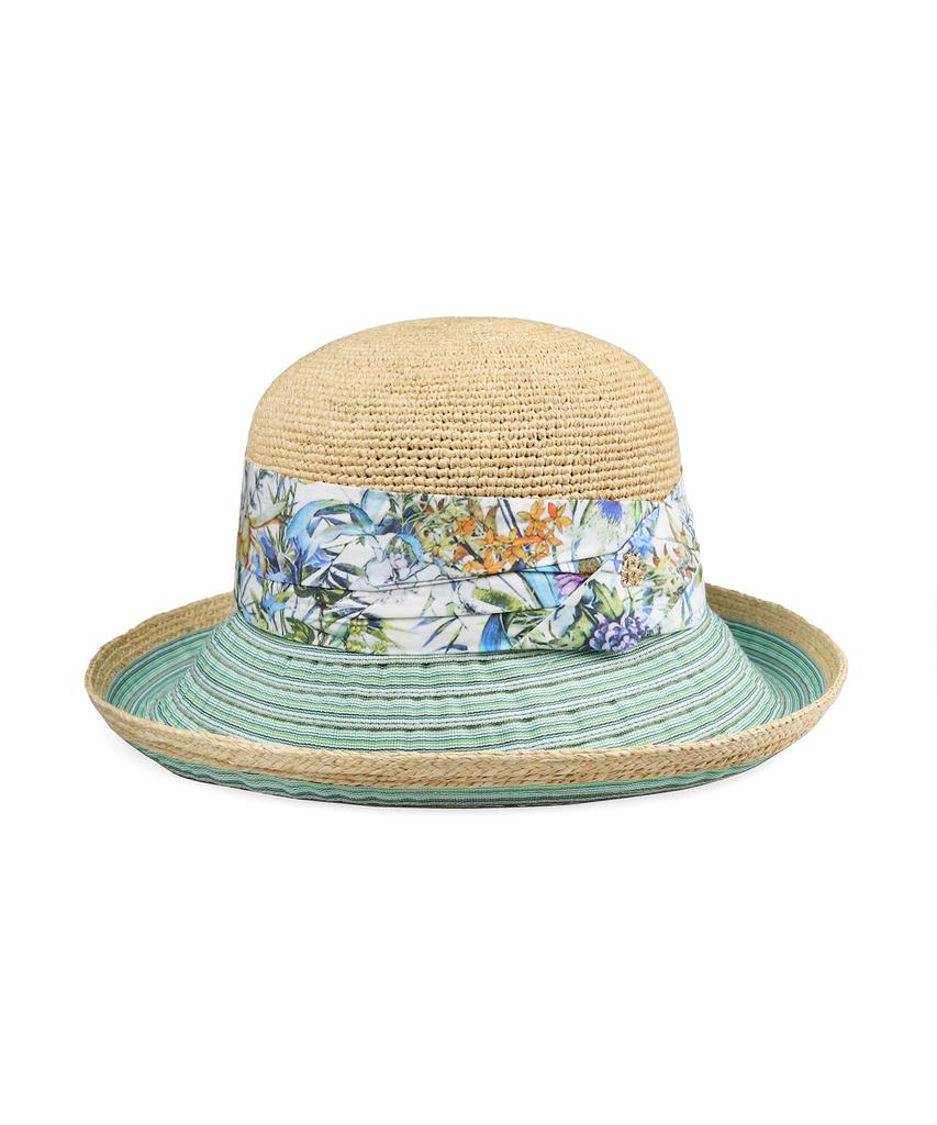 Kaliseumontapone Sylvia Raffia Cloche Hat Straw Hat
