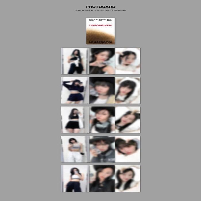 LE SSERAFIM - НЕПРОЩЕННЫЙ (Компактная версия/Случайная версия) +2 подарок